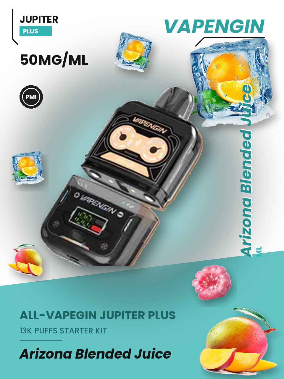 Vapengin Jupiter Plus Starter Kit Arizona Blended Juice — Arizona Blended Juice starter kit