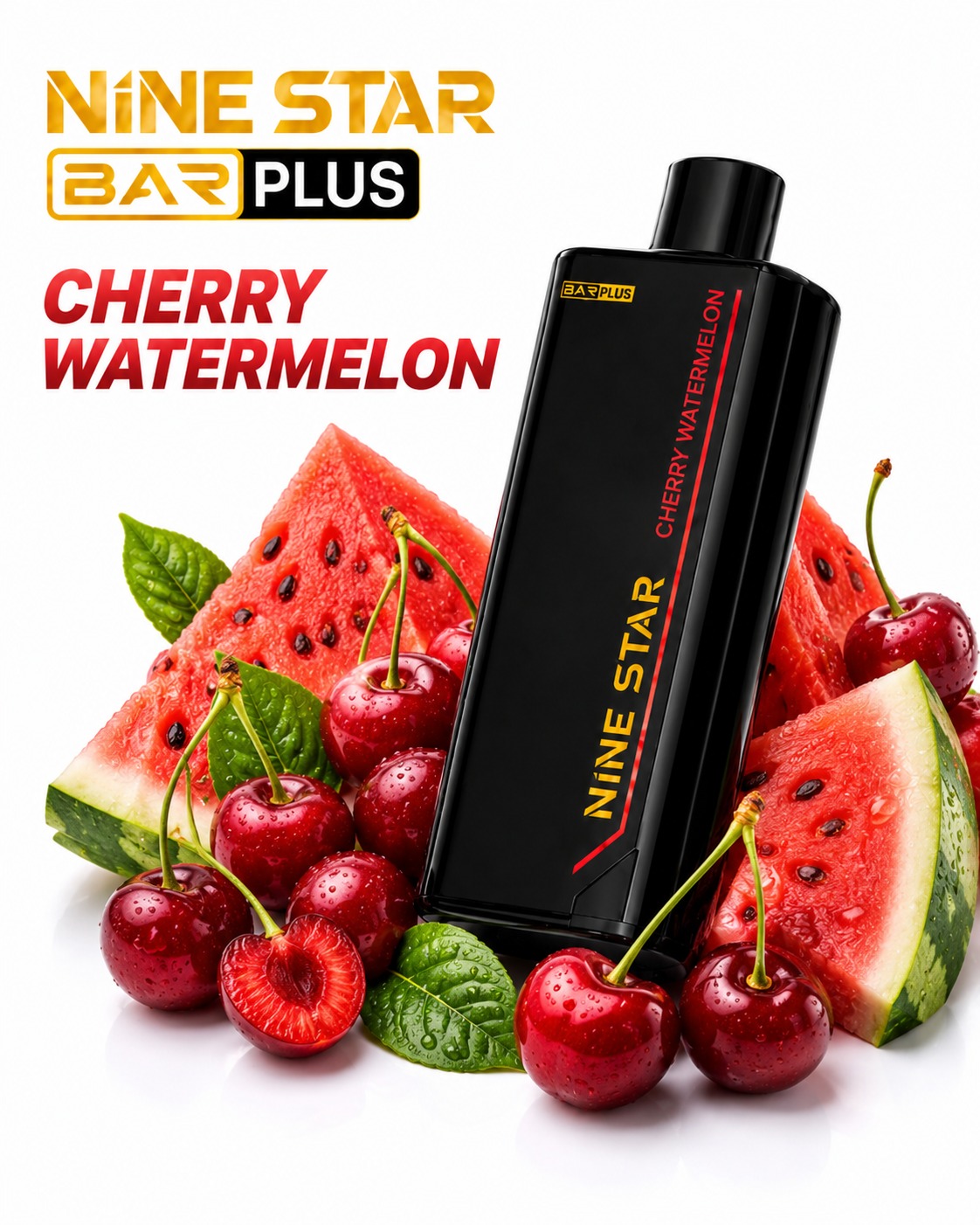 Nine Star Bar Plus Pod Cherry Watermelon — Cherry Watermelon replacement pod