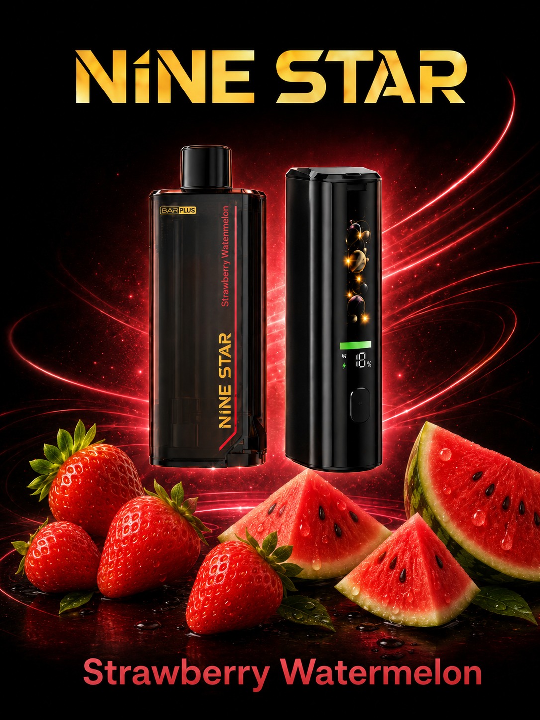 Nine Star Bar Plus Starter Kit Strawberry Watermelon — Strawberry Watermelon starter kit