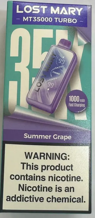 Lost Mary MT35000 Turbo Summer Grape Purple — Summer Grape Purple disposable