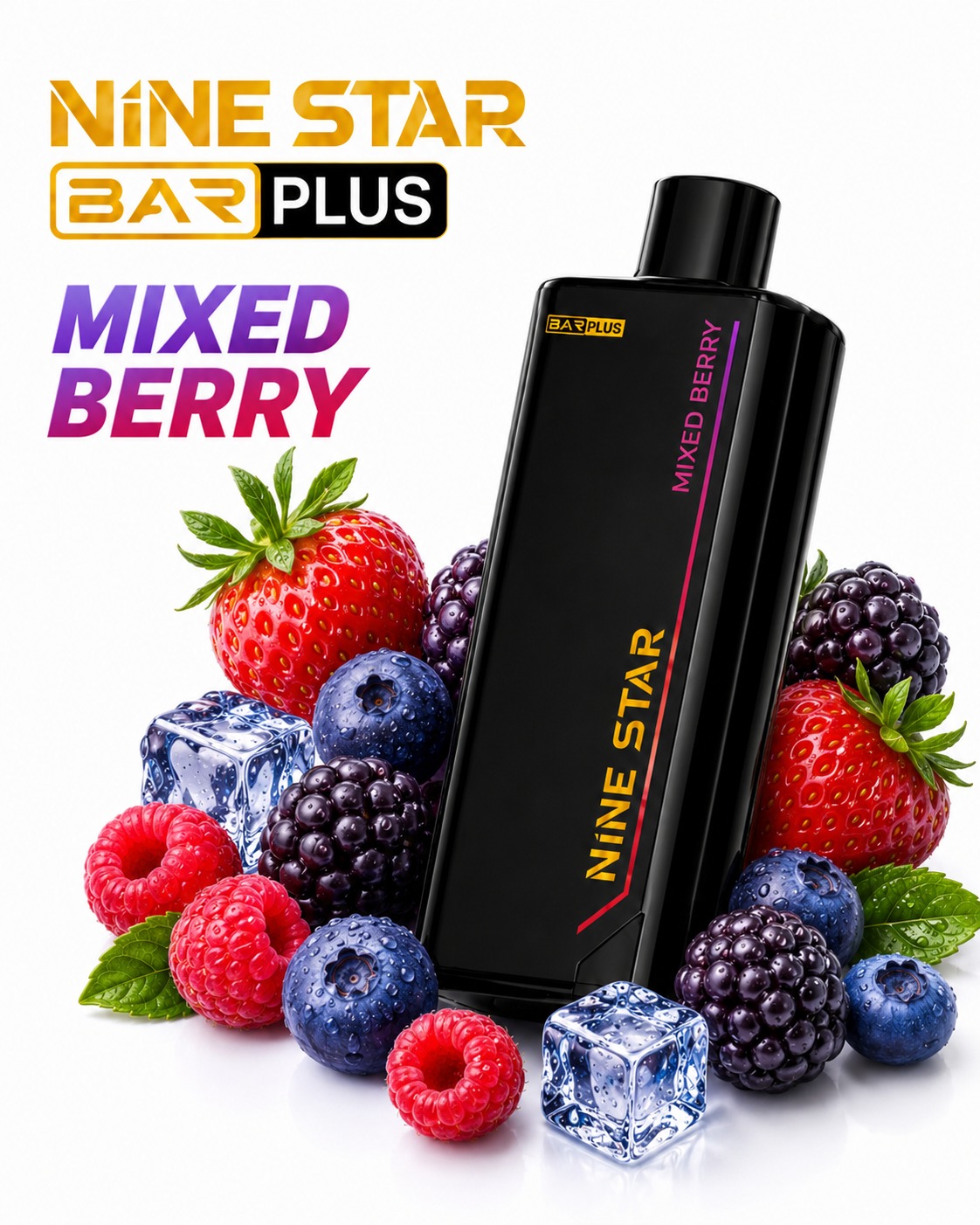 Nine Star Bar Plus Pod Mixed Berries — Mixed Berries replacement pod