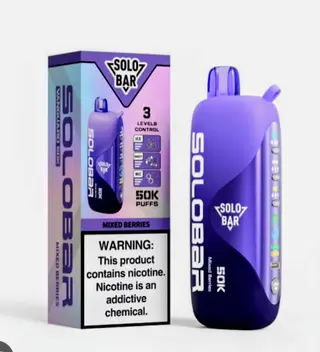 Solo Bar 50K Mixed Berries Tobacco — Mixed Berries Tobacco disposable