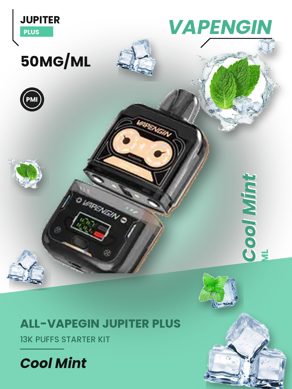 Vapengin Jupiter Plus Starter Kit Cool Mint — Cool Mint starter kit