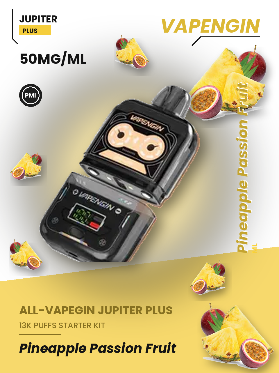 Vapengin Jupiter Plus Starter Kit Pineapple Passion Fruit — Pineapple Passion Fruit starter kit