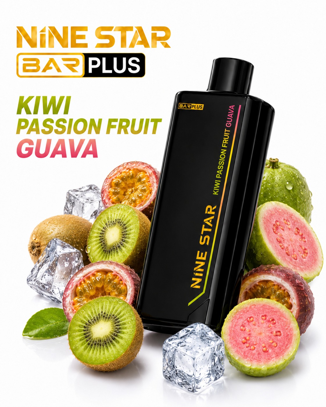 Nine Star Bar Plus Pod Kiwi Passion Fruit Guava — Kiwi Passion Fruit Guava replacement pod