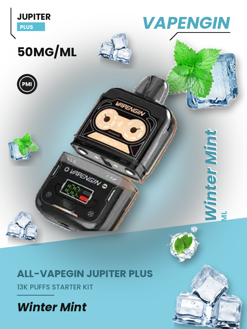 Vapengin Jupiter Plus Starter Kit Winter Mint — Winter Mint starter kit