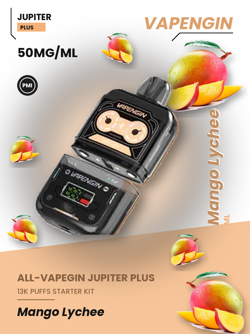 Vapengin Jupiter Plus Starter Kit Mango Lychee — Mango Lychee starter kit